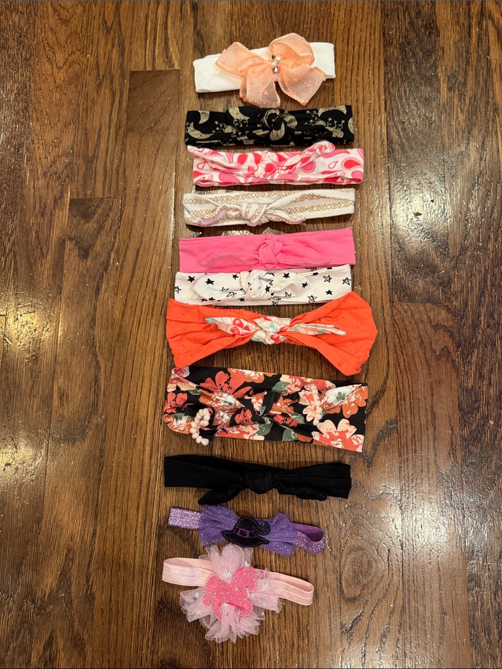 Baby Girl Stretch Headband Set in various colors and sizes